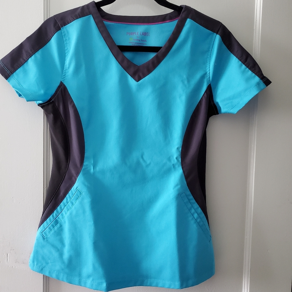 Healing hands scrub top